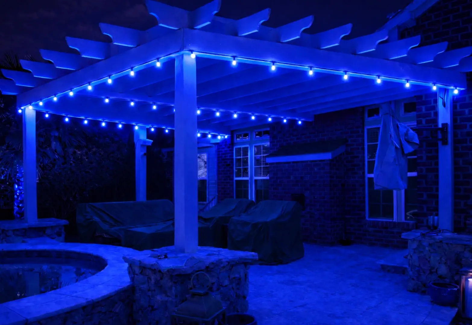 Custom Outdoor Lighting and Bistro Decor in Denver, NC