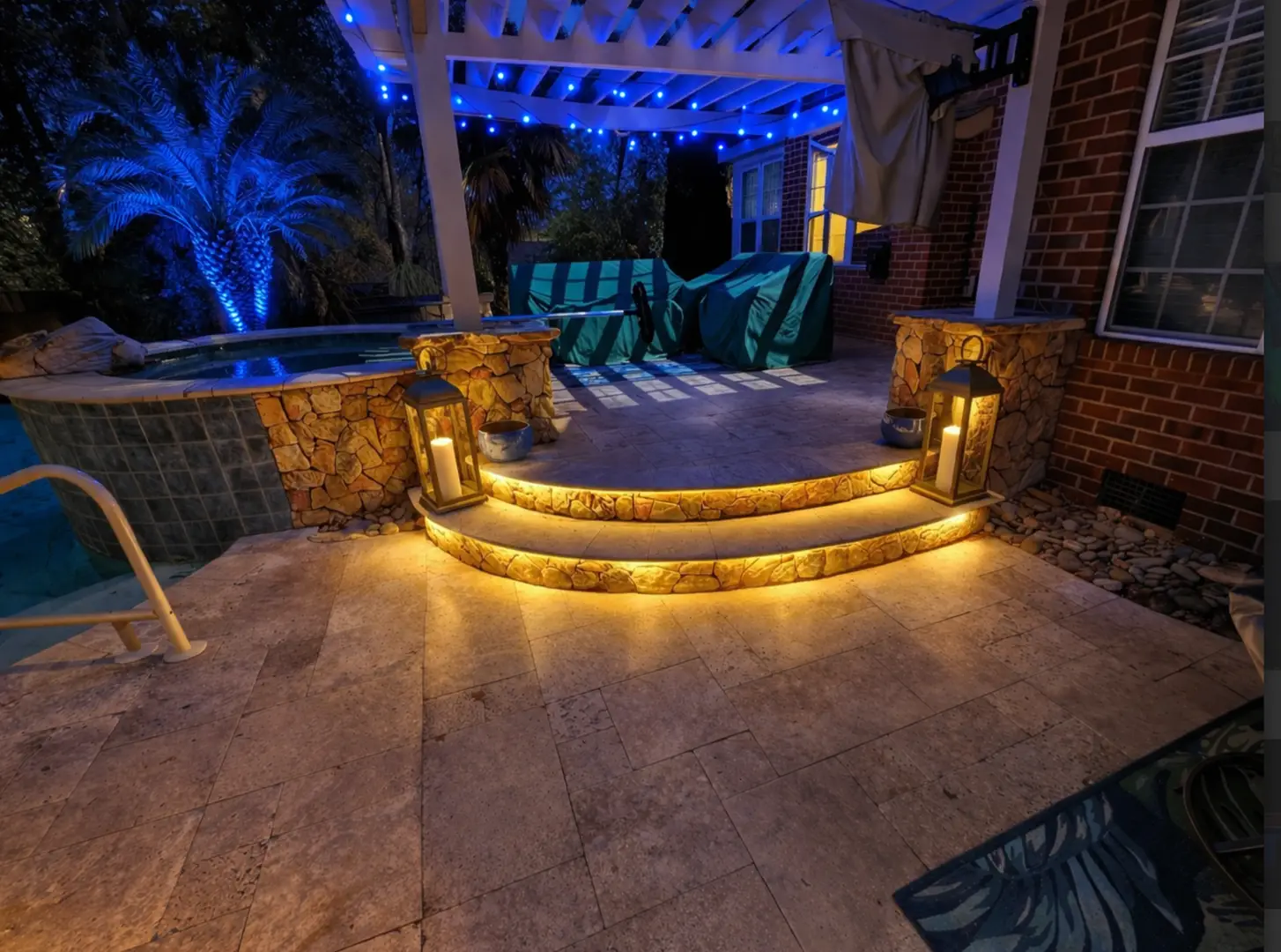 Custom Outdoor Lighting and Bistro Decor in Denver, NC