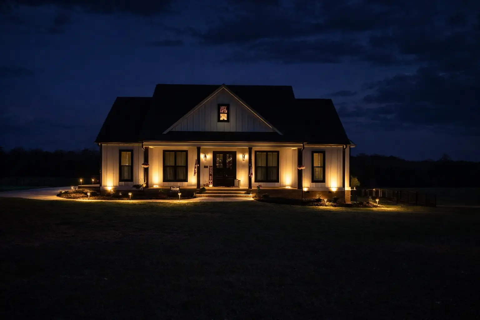 Professional 3000k Landscape Lighting Installation in York, SC