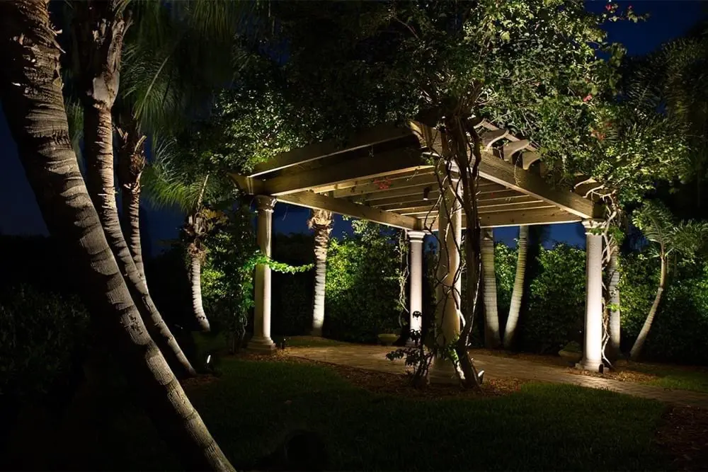 Stunning Backyard Landscape Lighting Makeover in Waxhaw, NC