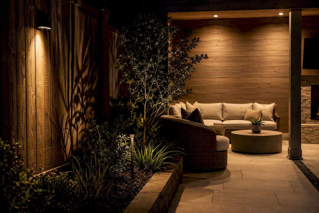 What Beam Angle Means for Outdoor Lighting Coverage Comparison of narrow and wide outdoor light beams