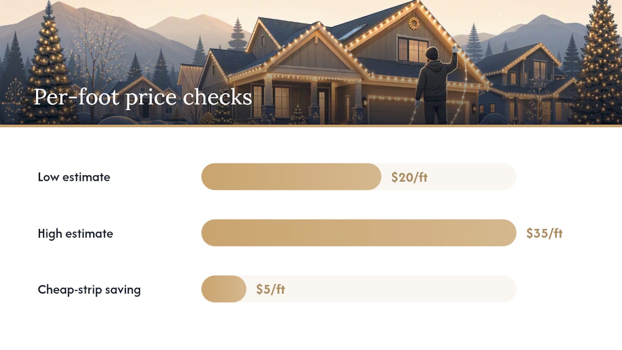 What Permanent Christmas Lights Cost in 2026 Getting Accurate Quotes: A Homeowner's Checklist — overview diagram