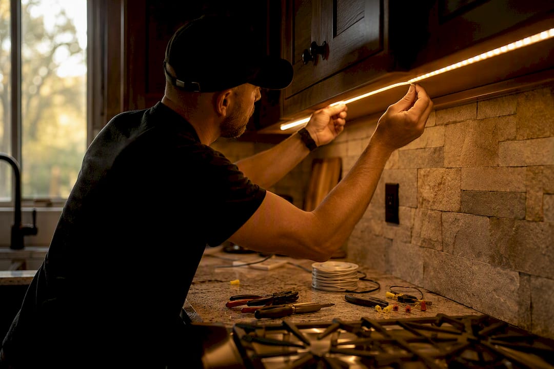 Quote Ready Under Cabinet Lighting Cost: Per Foot Math for U.S. Homes Quote Ready Under Cabinet Lighting Cost: Per Foot Math for U.S. Homes