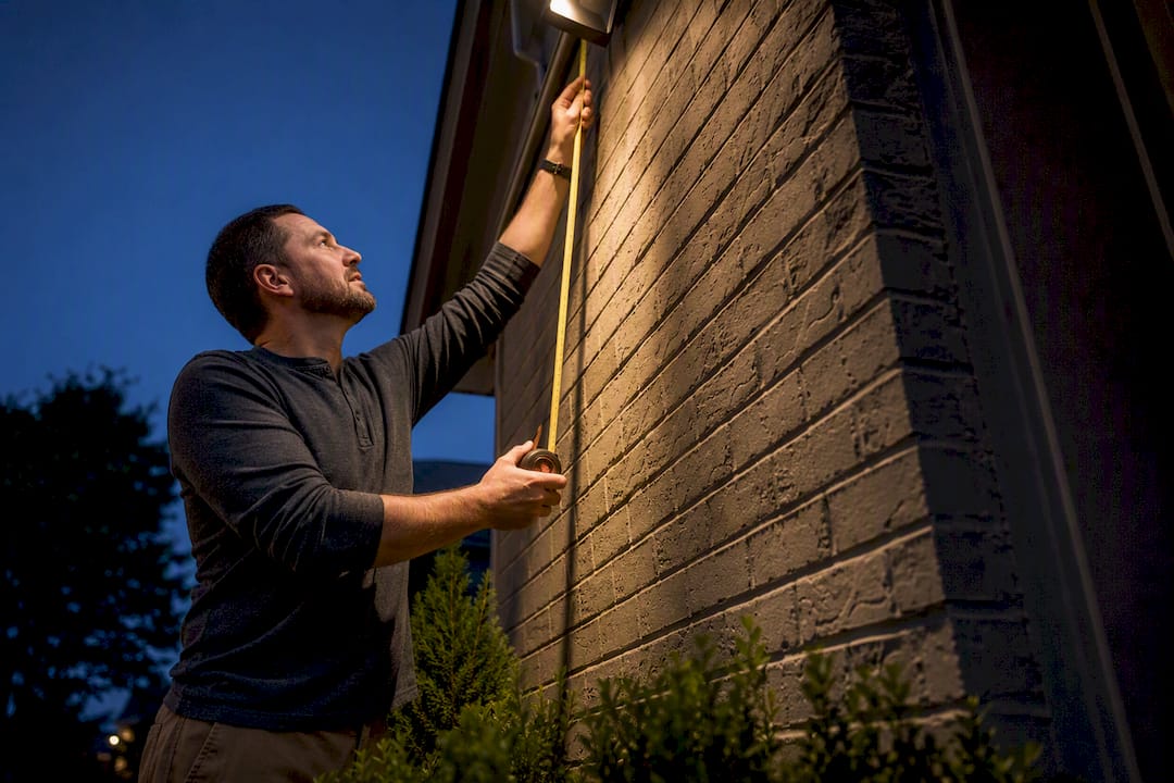8–10 ft Security Lighting Placement for Homeowners, 5 Minute Test