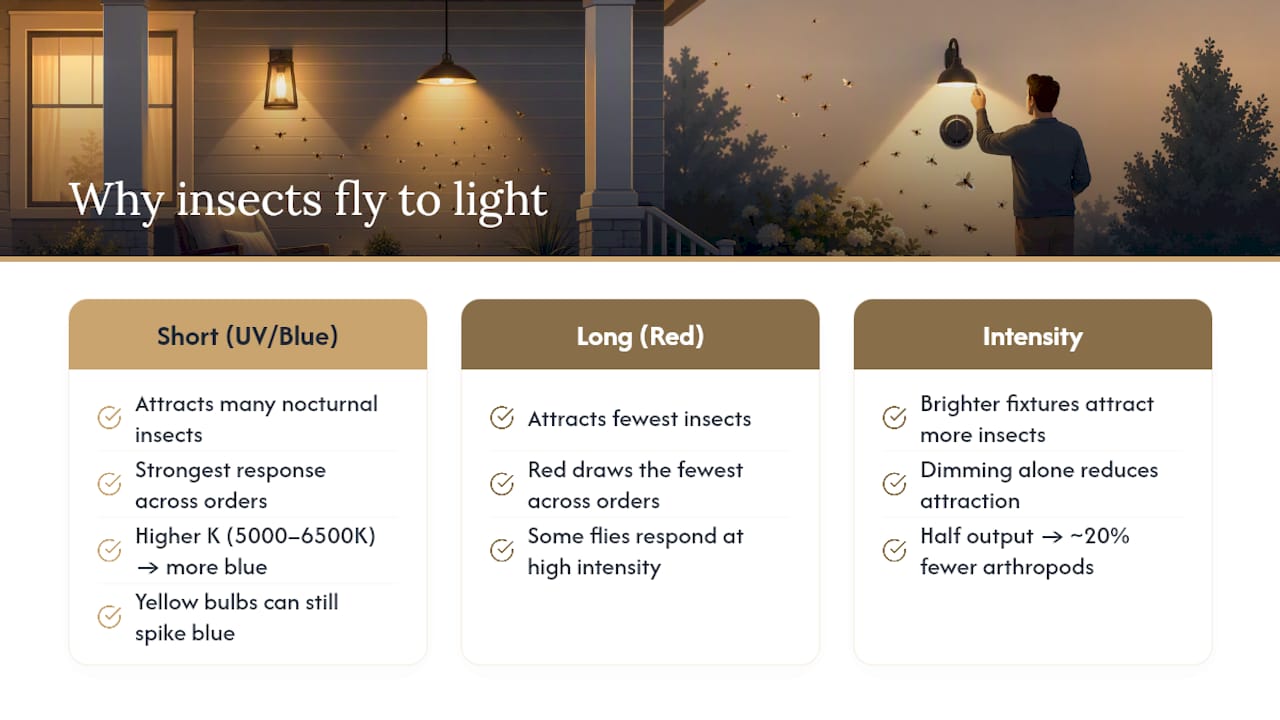 Why Bugs Fly Toward Light in the First Place — overview diagram
