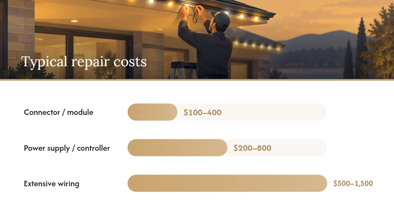 Repair Options and What They Typically Cost — overview diagram