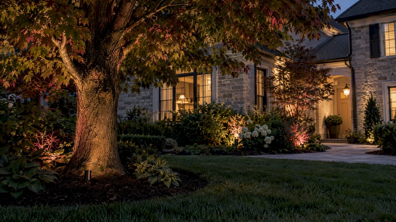 Color Changing Landscape Lighting Ideas for Your Yard